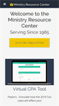 Mobile Screenshot of ministryresourcecenter.com